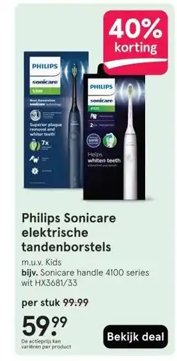 Etos Philips Sonicare elektrische tandenborstels aanbieding