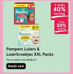 Etos Pampers Luiers & Luierbroekjes XXL Packs aanbieding