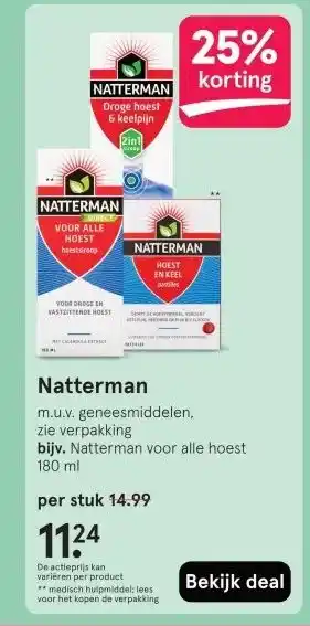 Etos Natterman aanbieding