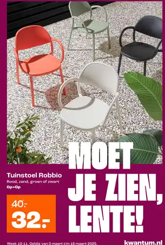 Kwantum Tuinstoel Robbio aanbieding