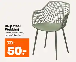 Kwantum Kuipstoel Webbing aanbieding