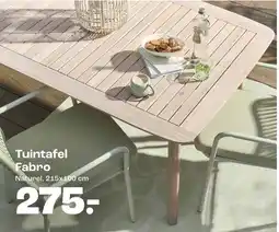 Kwantum Tuintafel Fabro aanbieding