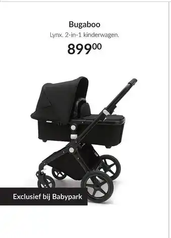 Babypark Bugaboo aanbieding