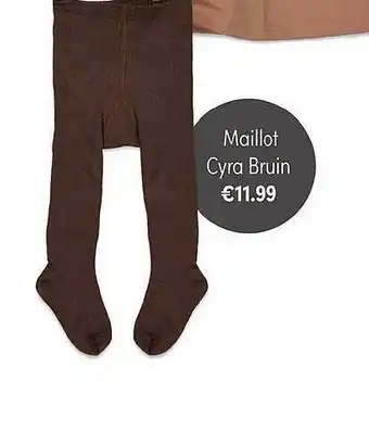 Baby & Tiener Maillot Cyra Bruin aanbieding