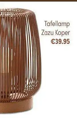 Baby & Tiener Tafellamp Zazu Koper aanbieding