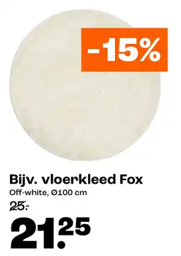 Kwantum Bijv. vloerkleed Fox aanbieding