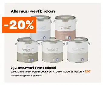 Kwantum Bijv. muurverf Professional aanbieding