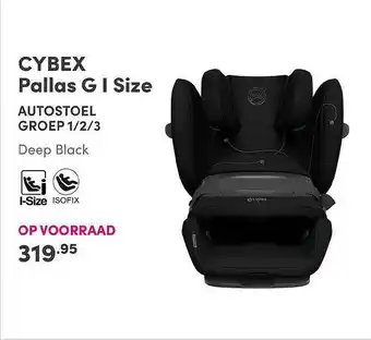 Baby & Tiener Cybex Pallas G I Size Autostoel Groep 1-2-3 Deep Black aanbieding