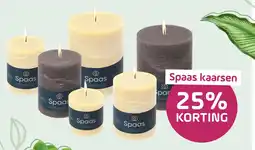 Coppelmans ba Spaas kaarsen 25% KORTING aanbieding