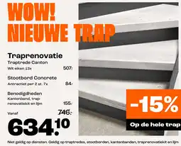 Kwantum Traprenovatie aanbieding