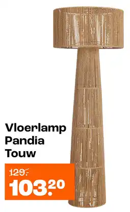 Kwantum Vloerlamp Pandia Touw aanbieding