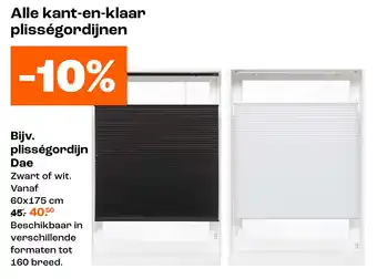 Kwantum Plisségordijn Dae aanbieding