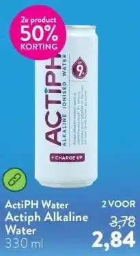 Holland & Barrett Actiph Alkaline Water aanbieding