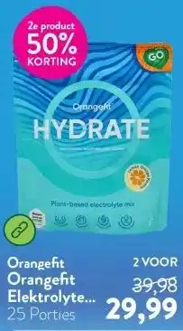 Holland & Barrett Orangefit Elektrolyten Hydrate – 135g (25 porties) aanbieding