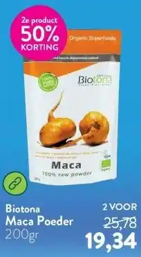 Holland & Barrett Maca Poeder aanbieding