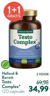 Holland & Barrett Testo Complex* aanbieding