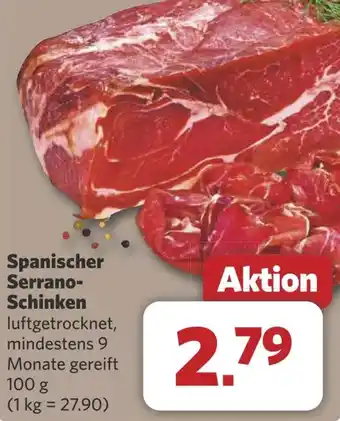 Combi Spanischer Serrano- Schinken aanbieding