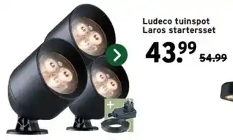 GAMMA Ludeco tuinspot Laros startersset aanbieding