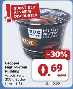 Combi Gropper High Protein Pudding aanbieding