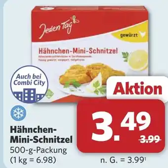 Combi Hähnchen- Mini-Schnitzel aanbieding