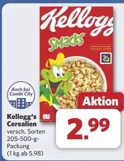 Combi Kellogg's Cerealien aanbieding