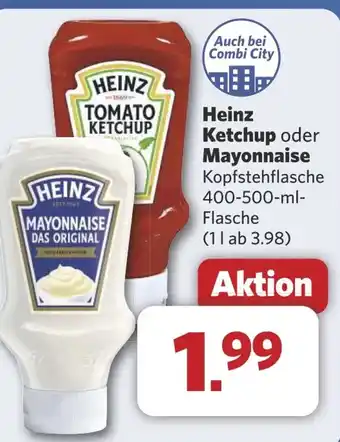 Combi Heinz Ketchup oder Mayonnaise aanbieding