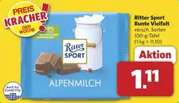 Combi Ritter Sport Bunte Vielfalt aanbieding