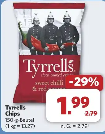 Combi Tyrrells Chips aanbieding