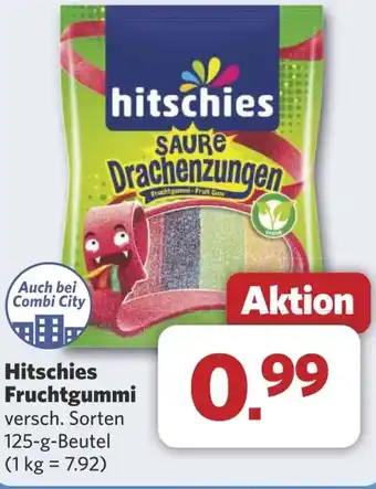 Combi Hitschies Fruchtgummi aanbieding
