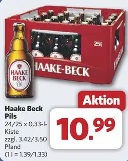 Combi Haake Beck Pils aanbieding