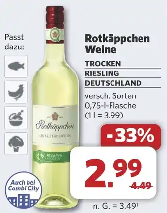 Combi Rotkäppchen Weine aanbieding