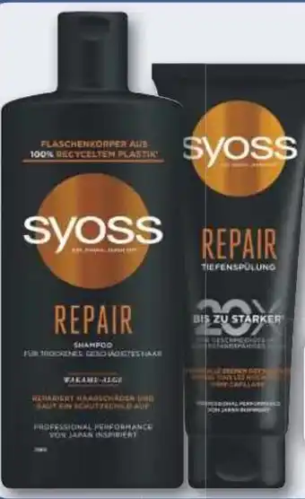 Combi Syoss Shampoo oder Spülung aanbieding