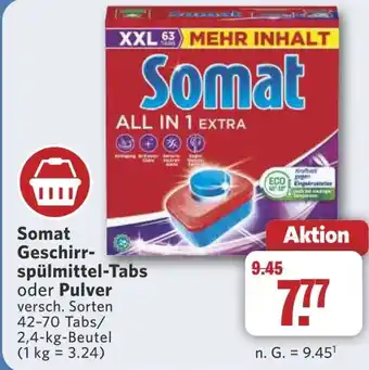 Combi Somat Geschirr- spülmittel-Tabs aanbieding