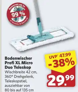 Combi Bodenwischer Profi XL Micro Duo Teleskop aanbieding