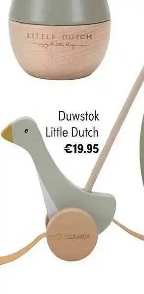 Baby & Tiener Duwstok Little Dutch aanbieding