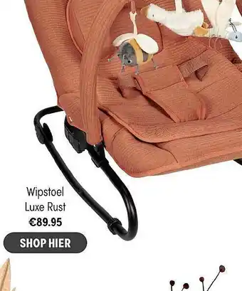 Baby & Tiener Wipstoel Luxe Rust aanbieding