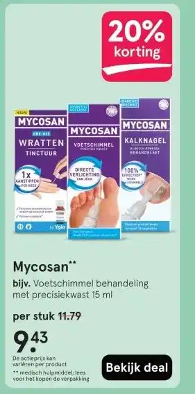 Etos Mycosan aanbieding