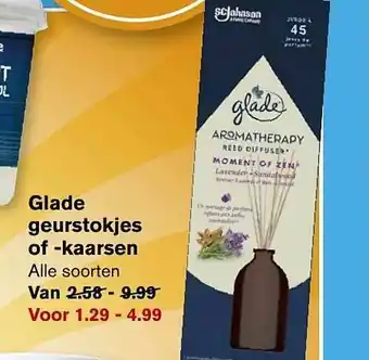 Hoogvliet Glade Geurstokjes Of -Kaarsen aanbieding