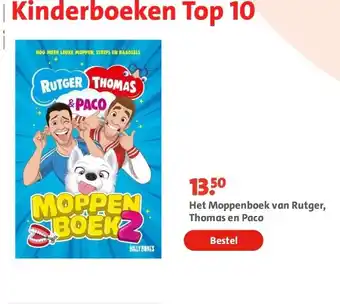 Bruna Het Moppenboek van Rutger, Thomas en Paco aanbieding