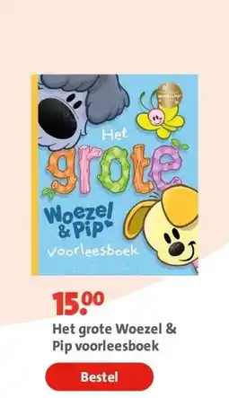 Bruna Het grote Woezel & Pip voorleesboek aanbieding