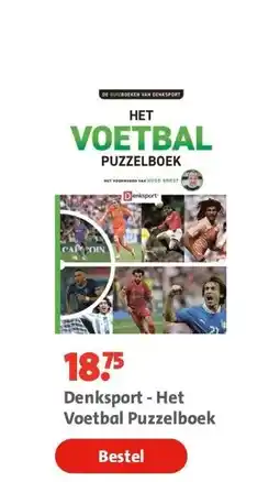 Bruna Denksport - Het Voetbal Puzzelboek aanbieding