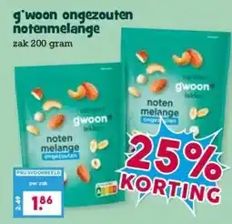 Boon`s Markt g'woon ongezouten notenmelange aanbieding