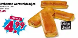 Boon`s Markt Brabantse worstenbroodjes aanbieding