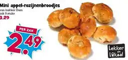 Boon`s Markt Mini appel-rozijnenbroodjes aanbieding