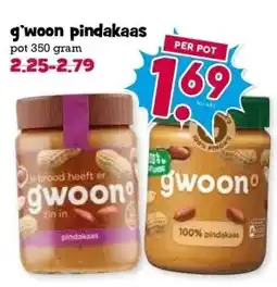 Boon`s Markt g'woon pindakaas aanbieding