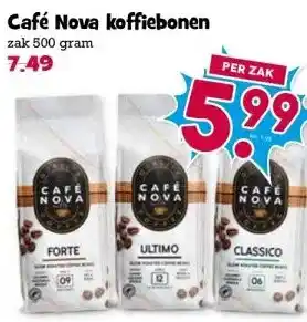 Boon`s Markt Café Nova koffiebonen aanbieding