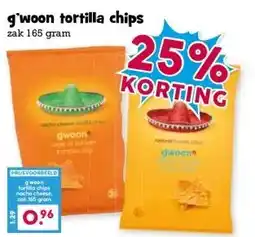 Boon`s Markt g'woon tortilla chips aanbieding