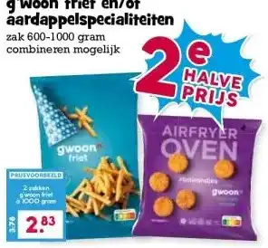 Boon`s Markt g'woon friet en/of aardappelspecialiteiten aanbieding