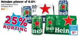 Boon`s Markt Heineken pilsener of 0.0% aanbieding