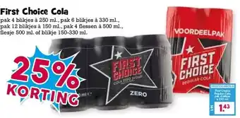 Boon`s Markt First Choice Cola aanbieding